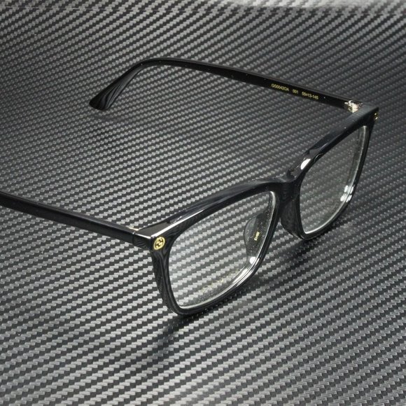 Gucci Sexy Black 55mm Oval Eyeglasses